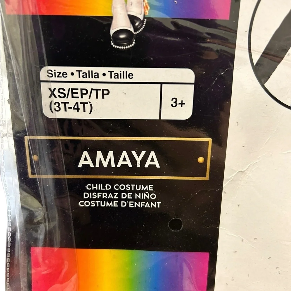 🌈✨“Rainbow High Vibes Only!” Amaya Costume XS 3T-4T✨🌈